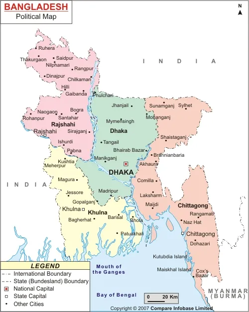 Bangladesh Map