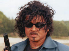 Rubel in a action mood in a film 