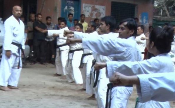 martial arts hero ruble training