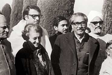 Bangabandhu Sheikh Mujibur Rahman Indira Gandhi