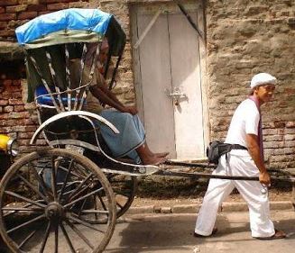 Traditional Rickshow in Kolkata