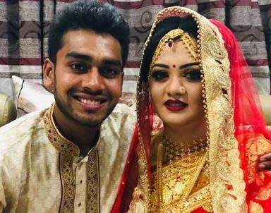 Mehidy Hasan Miraz and his Wife