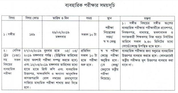 ssc routine 2019 3