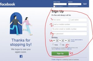 create facebook account