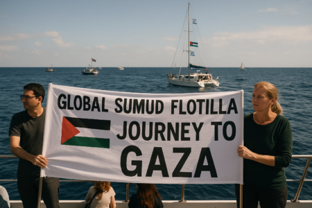 global sumud flotilla- journey to gaza